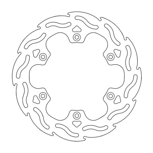 Disque de frein Arrière Moto-Master Flame pour TDR 125 (93-04) - 110386