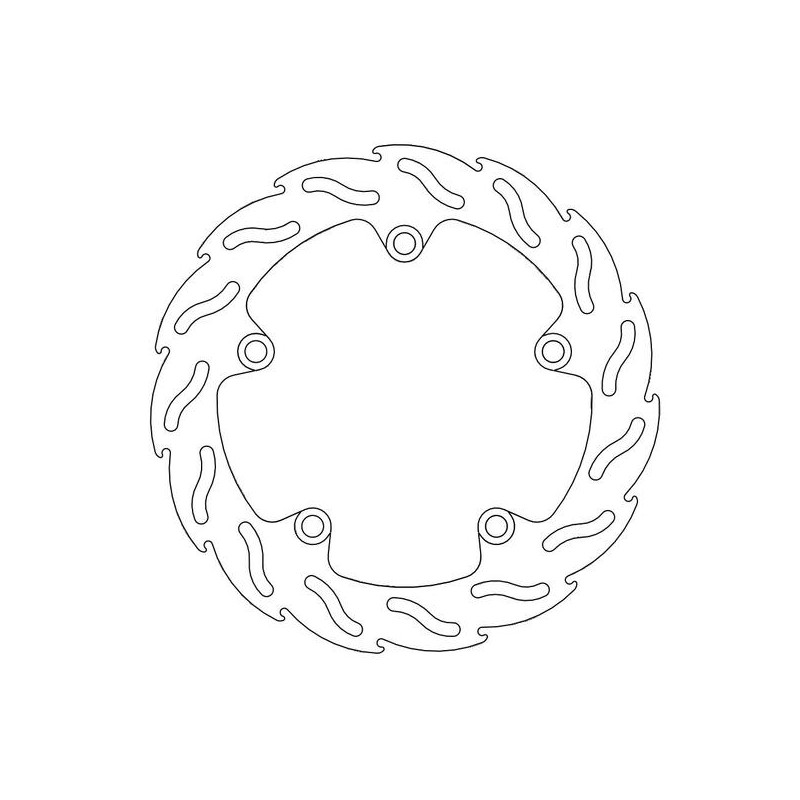 Disque de frein Arrière Moto-Master Flame pour XSR 900 (16-21) - 110620 Disque de frein Arrière Moto-Master Flame pour XSR 900 (16-21) - 110620