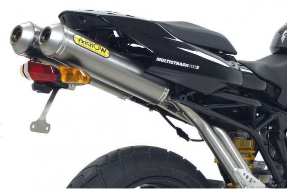 Silencieux ARROW Round-Sil pour Multistrada 1100 (07-09) Silencieux ARROW Round-Sil pour Multistrada 1100 (07-09)