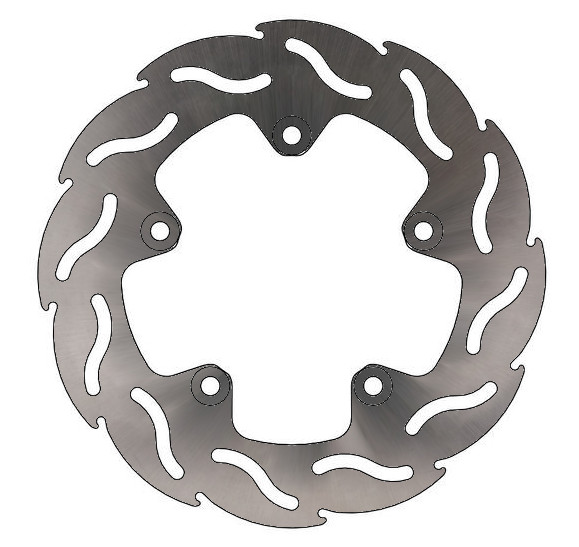 Disque de frein Arrière Moto-Master Flame pour Mana 850 GT (2009) - 110260