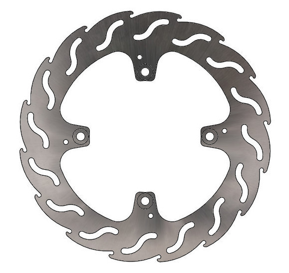 Disque de frein Arrière Moto-Master Flame pour Monster 1100 Evo (11-13) - 110380