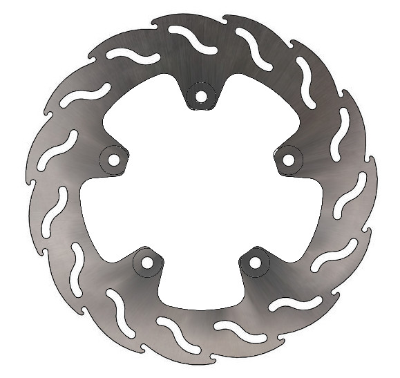 Disque de frein Arrière Moto-Master Flame pour 749 S (03-06)