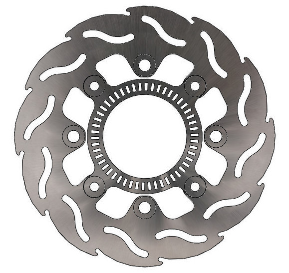 Disque de frein Arrière Moto-Master Flame pour Versys 650 ABS (08-14) - 110336