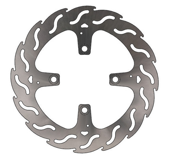 Disque de frein Arrière Moto-Master Flame pour Panigale 1199 (12-14) - 110557