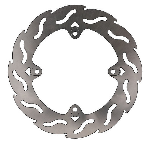 Disque de frein Arrière Moto-Master Flame pour Brutale 800 (13-19) - 110612
