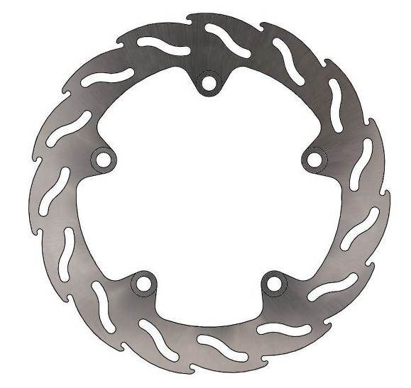 Disque de frein Arrière Moto-Master Flame pour MT-07 (21-22) - 110620