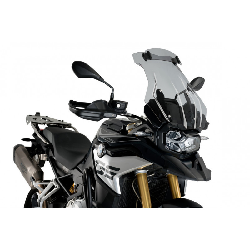Bulle Puig Touring Plus avec Déflecteur Fumé Clair pour F 850 GS et Adventure (18-23) équipée de la bulle Touring d'origine Bulle Puig Touring Plus avec Déflecteur Fumé Clair pour F 850 GS et Adventure (18-23) équipée de la bulle Touring d'origine