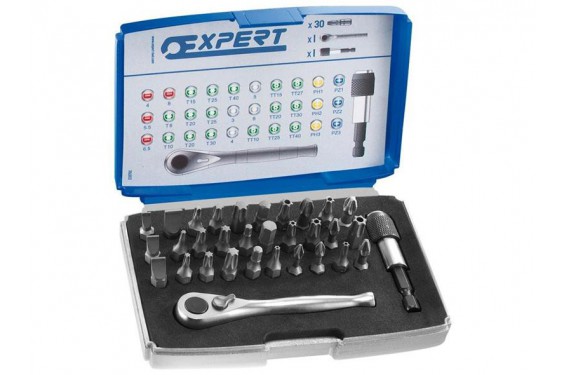 Coffret 30 Embouts 1/4" et Accessoires Expert Stanley
