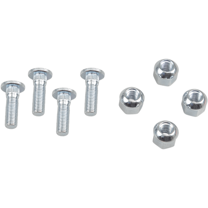 Boulons De Roue M12x1.25 Astibym - 17mm Hexagone - Acier Haute Résistance - Pour Peugeot/Citroën