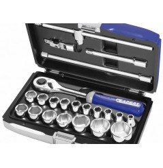 Coffret Douilles et Cliquet 1/2" Expert Stanley