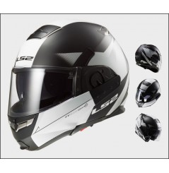 Casque Moto Modulable LS2 FF393 CONVERT HAWK Noir Mat - Blanc