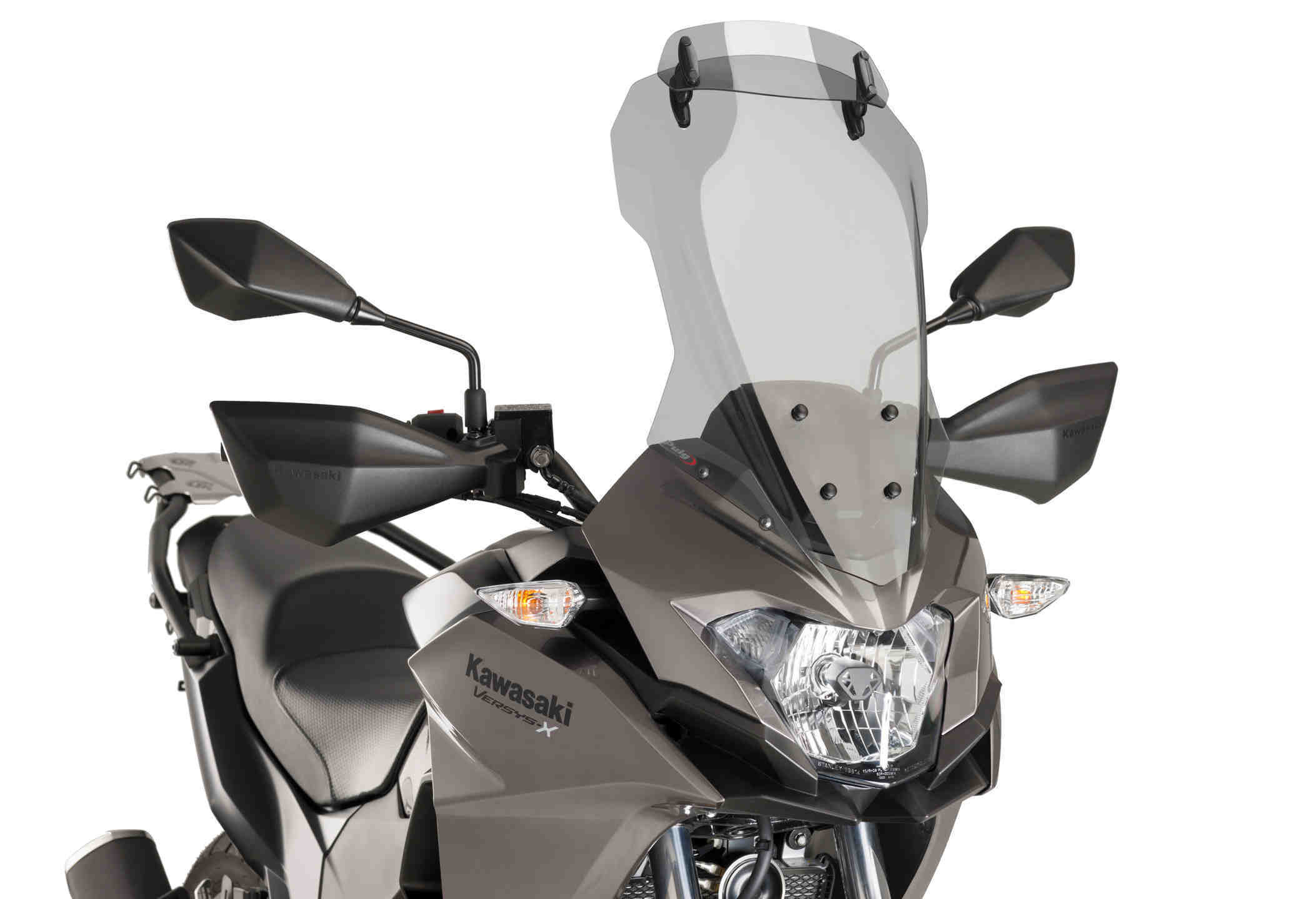 Bulle Puig Touring avec Déflecteur Fumé Clair pour Versys-X 300 (17-20)