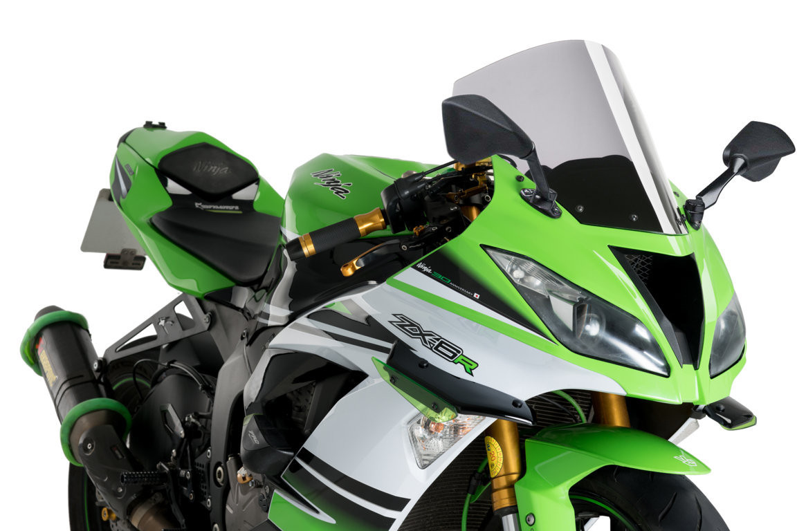 Bulle Puig R-Racer pour Kawasaki ZX-6R (13-20)