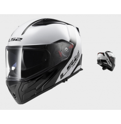 Casque Moto Modulable LS2 FF324 METRO RAPID Noir - Blanc