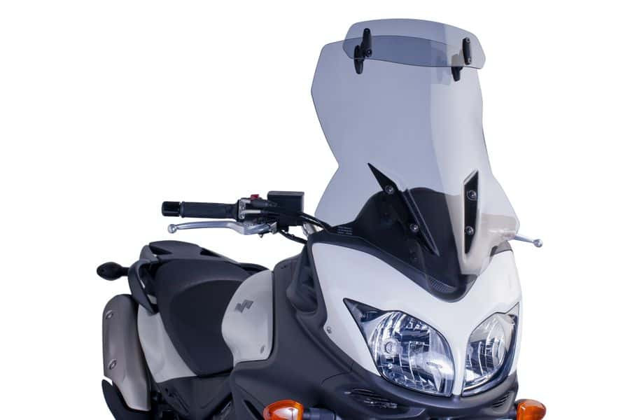 Bulle Puig Touring avec Déflecteur Fumé Clair pour V-Strom 650 (12-16)