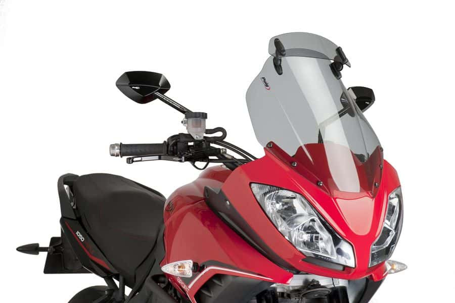 Bulle Puig Touring avec Déflecteur Fumé Clair pour Tiger Sport 1050 (13-15)