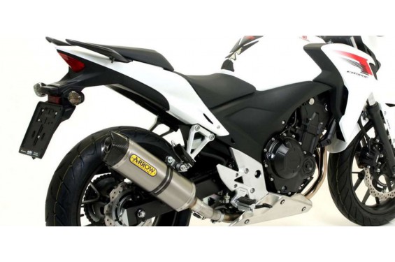 Silencieux ARROW Race-Tech pour CB500F (13-15) et CBR500R (13-15) Silencieux ARROW Race-Tech pour CB500F (13-15) et CBR500R (13-15)