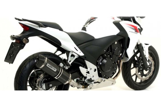 Silencieux ARROW Race-Tech pour CB500F (13-15) et CBR500R (13-15) Silencieux ARROW Race-Tech pour CB500F (13-15) et CBR500R (13-15)