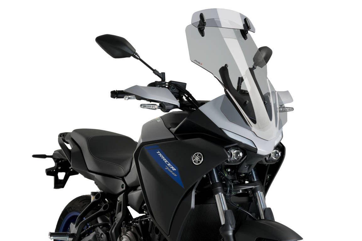 Bulle Puig Touring avec Déflecteur Fumé Clair pour Tracer 700 (2020) Tracer 7 et GT (21-24)
