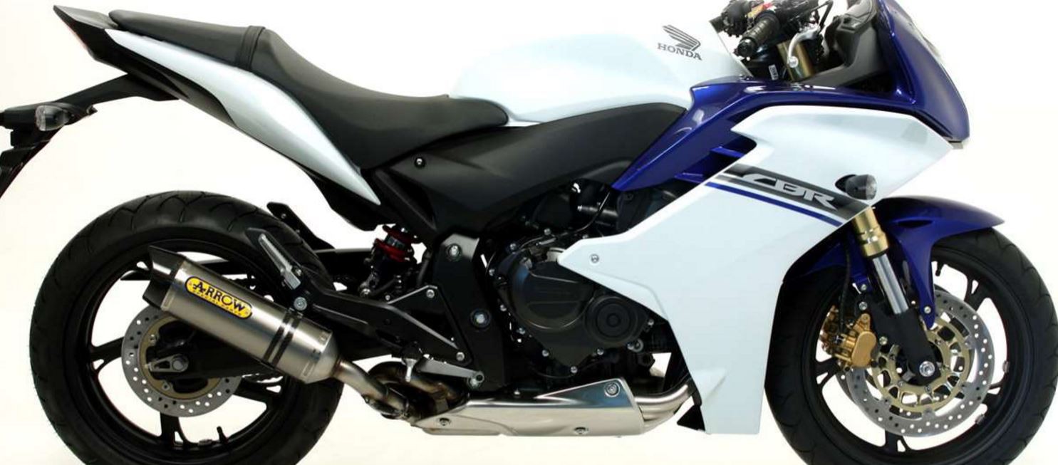 Silencieux ARROW Thunder embout Carbone pour CBR600F (11-13)