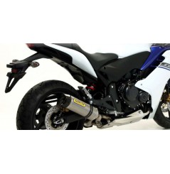 Silencieux ARROW Thunder embout Carbone pour CBR600F (11-13)