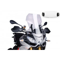 Bulle Puig Touring avec Déflecteur "Clip On" pour Caponord 1200 (13-18)
