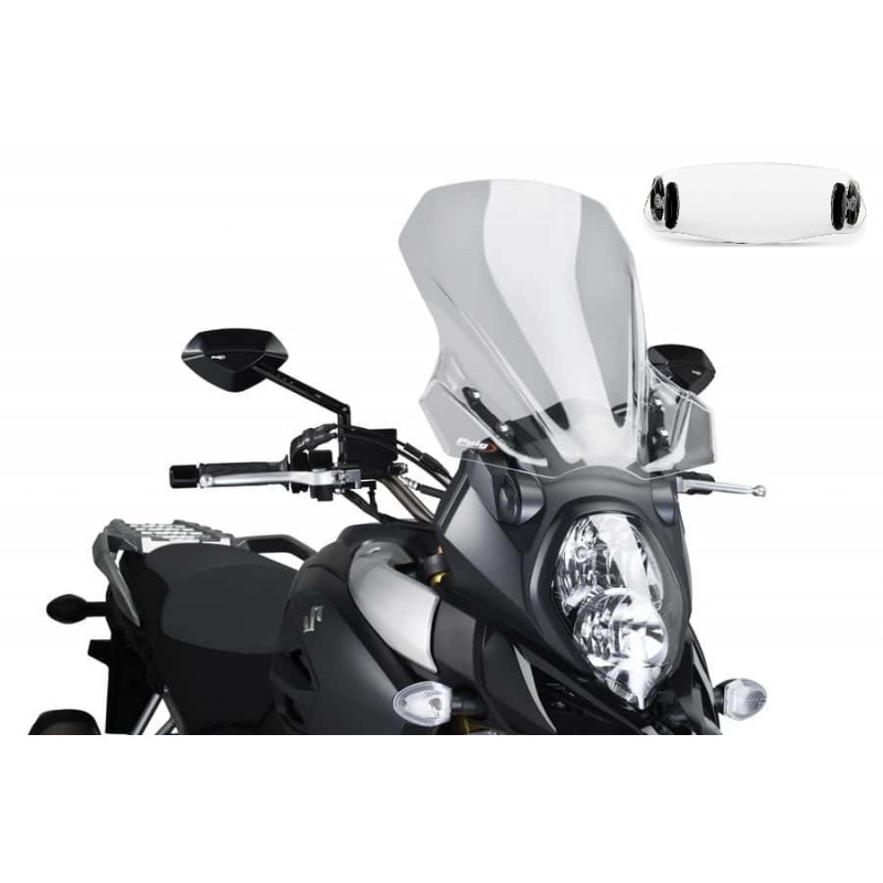 Bulle Puig Touring avec Déflecteur "Clip On" pour V-Strom 1000 (14-19) Bulle Puig Touring avec Déflecteur "Clip On" pour V-Strom 1000 (14-19)