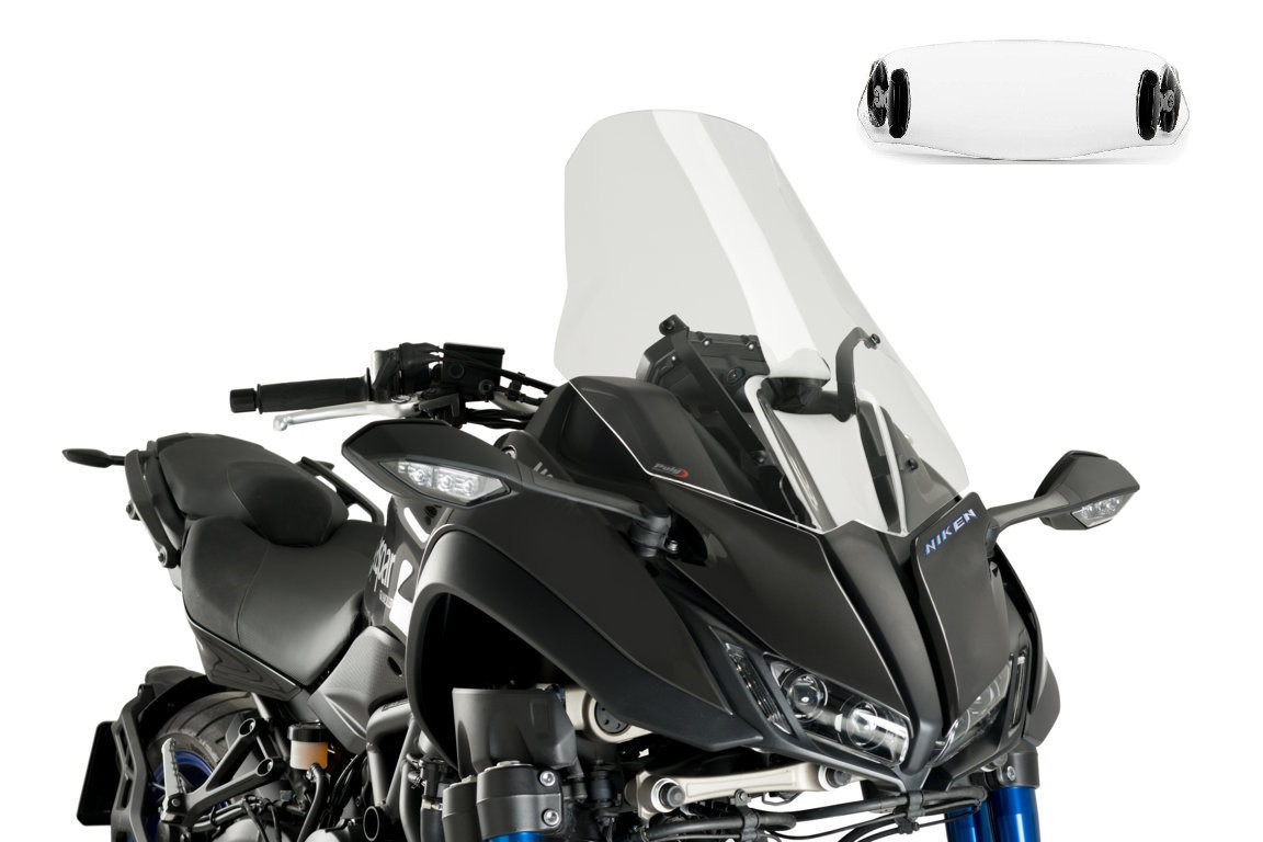 Bulle Puig Touring avec Déflecteur "Clip On" pour Niken 900 (18-23)