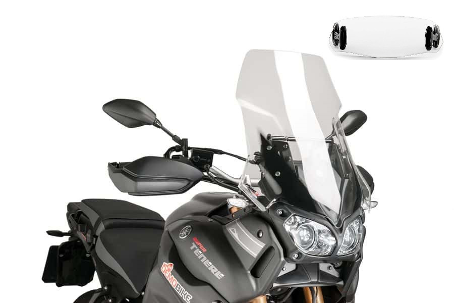 Bulle Puig Touring avec Déflecteur "Clip On" pour 1200 Super Ténéré (14-20)