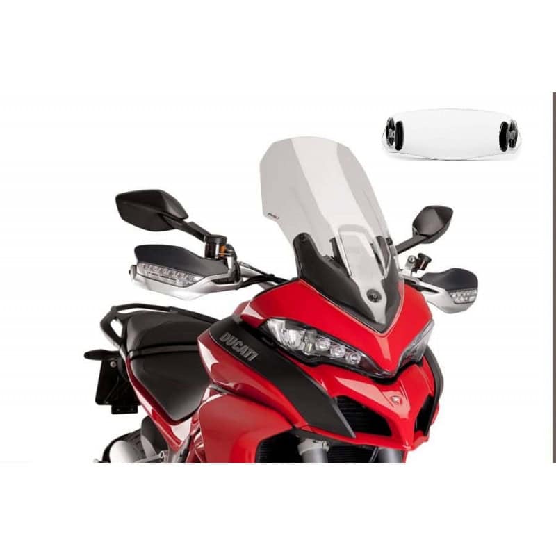 Bulle Puig Touring avec Déflecteur "Clip On" pour Multistrada 1260 et S (17-21) Bulle Puig Touring avec Déflecteur "Clip On" pour Multistrada 1260 et S (17-21)