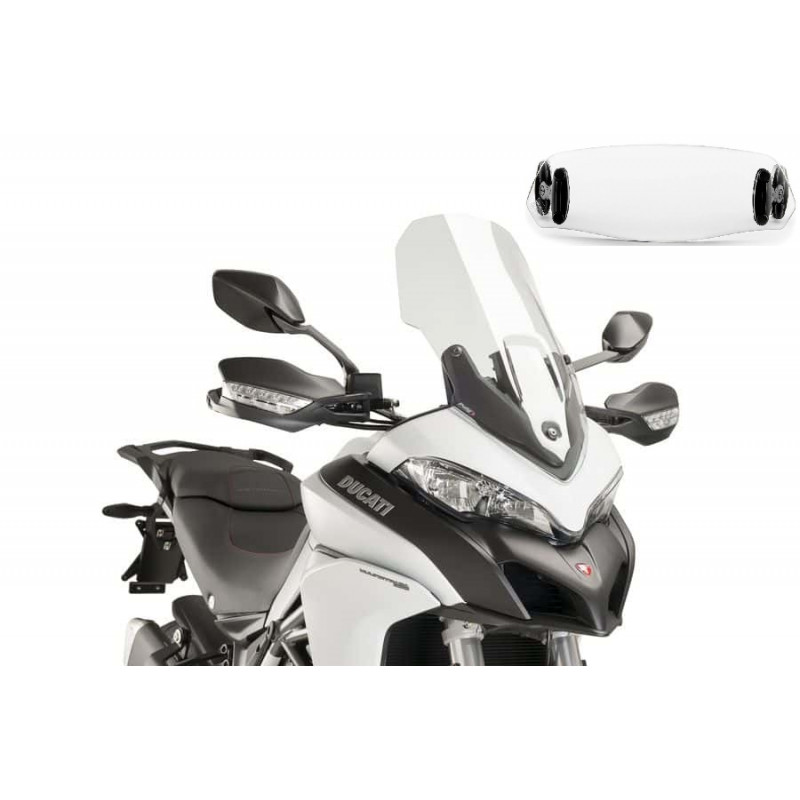 Bulle Puig Touring avec Déflecteur "Clip On" pour Multistrada 950 (17-21) Bulle Puig Touring avec Déflecteur "Clip On" pour Multistrada 950 (17-21)