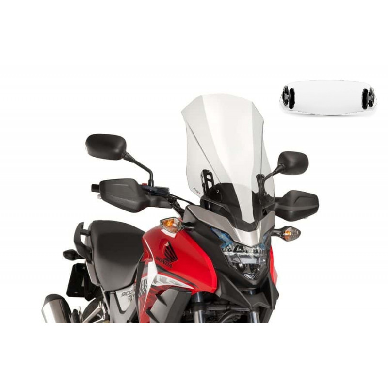 Bulle Puig Touring avec Déflecteur "Clip On" pour CB 500 X (16-23) Bulle Puig Touring avec Déflecteur "Clip On" pour CB 500 X (16-23)