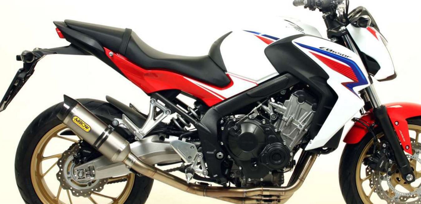 Ligne d'échappement Racing ARROW Street Thunder pour CB650F et CBR650F (14-18)