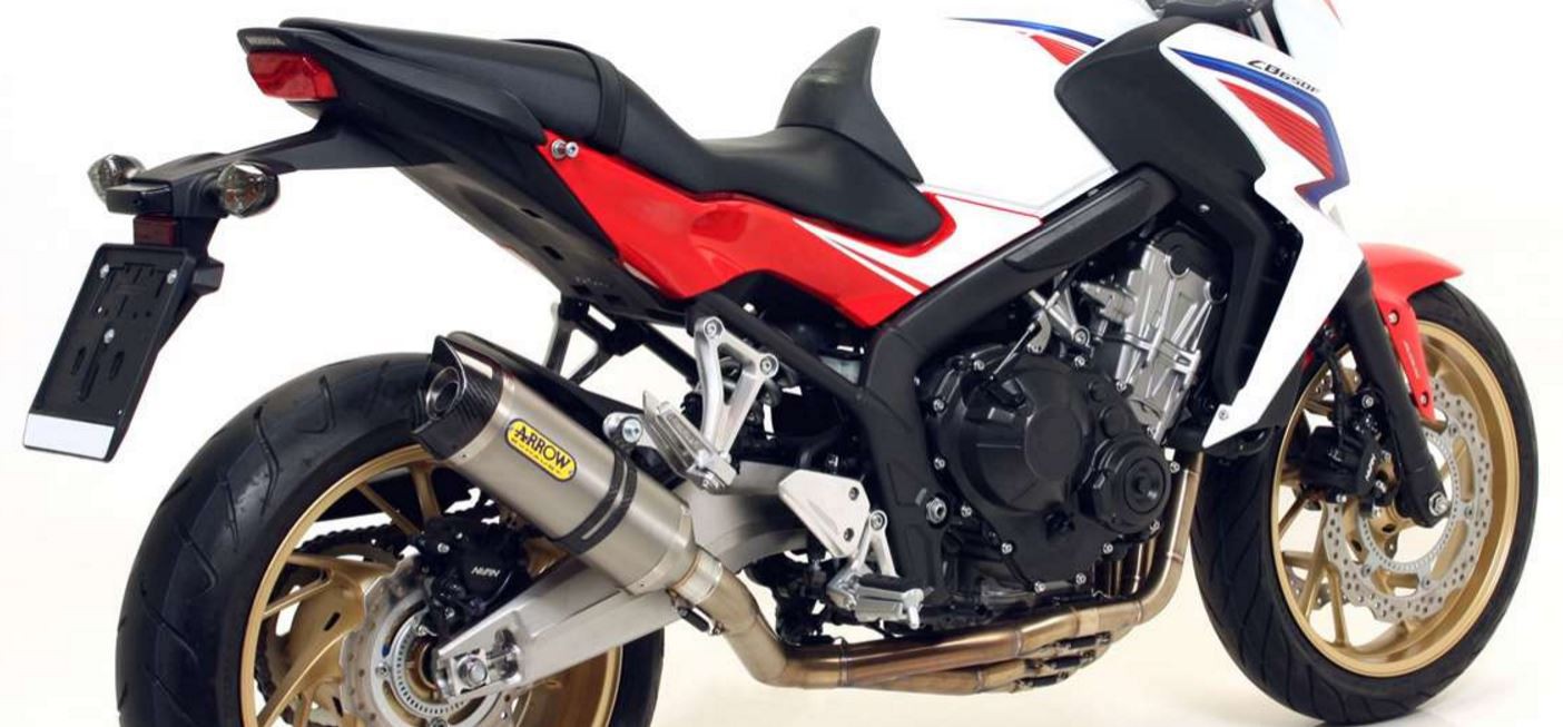 Ligne d'échappement Racing ARROW Street Thunder pour CB650F et CBR650F (14-18)