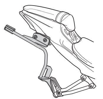 Support de Valise Shad 3P System pour GSX-R 125 (17-24)