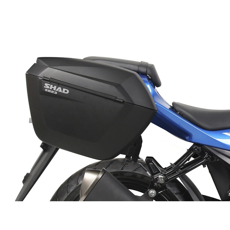Pack Valises Latérales Shad + Support 3P pour Suzuki GSX-R 125 (17-23)