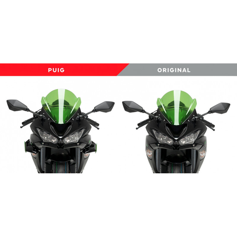 Rétroviseurs de moto modifiés Aile de vent réglable en rotation rétroviseur  latéral pour Kawasaki Zx6r Zx636 Zx7r Zx9r Zx10r