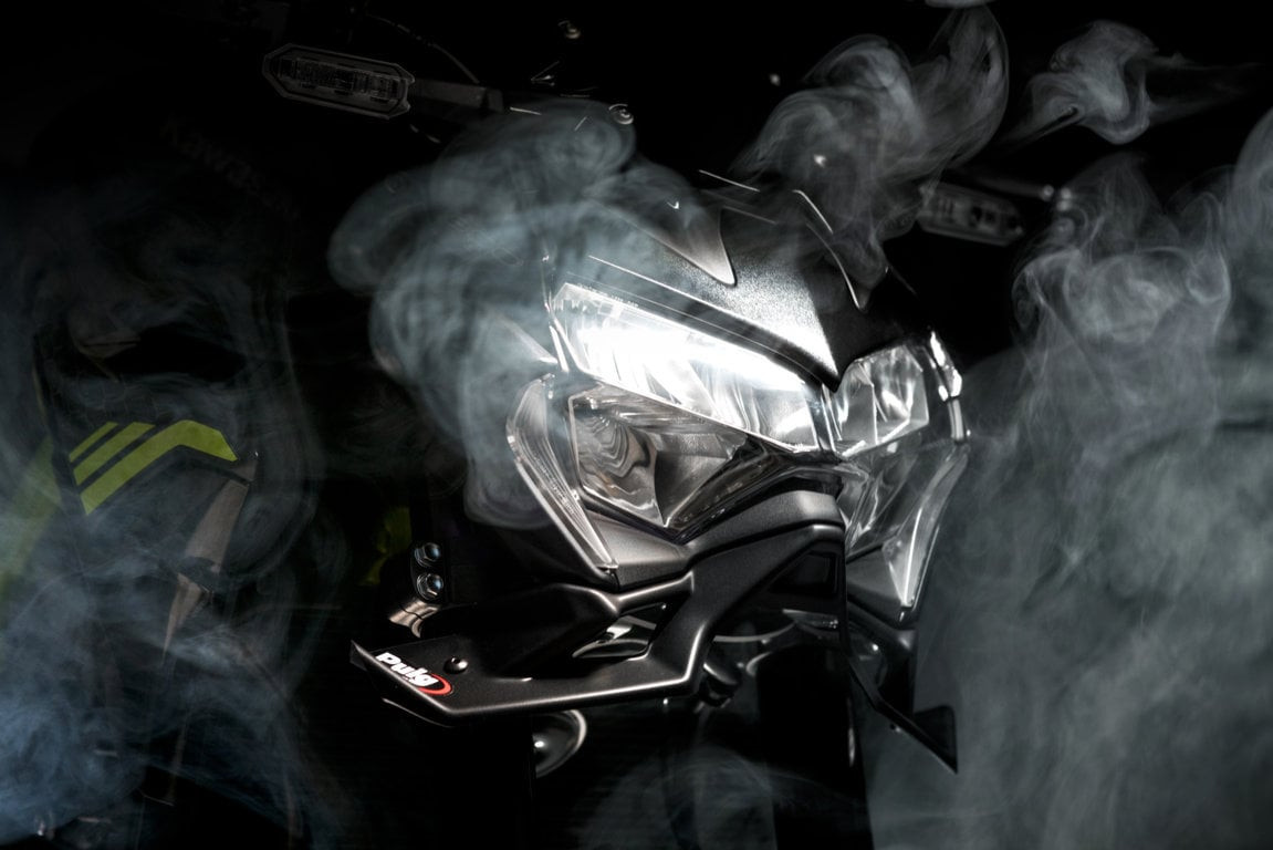 Aileron Frontal Downforce Roadster Puig pour Kawasaki Z 900 - Z 900 SE (20-24)