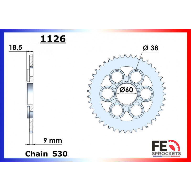 Kit Chaine Moto FE pour Ducati 1200 Monster (14-21) Kit Chaine Moto FE pour Ducati 1200 Monster (14-21)