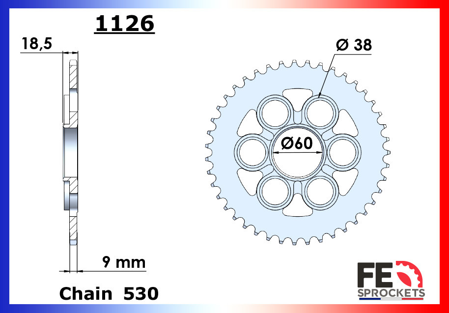 Kit Chaine Moto FE pour Ducati 1200 Monster (14-21)