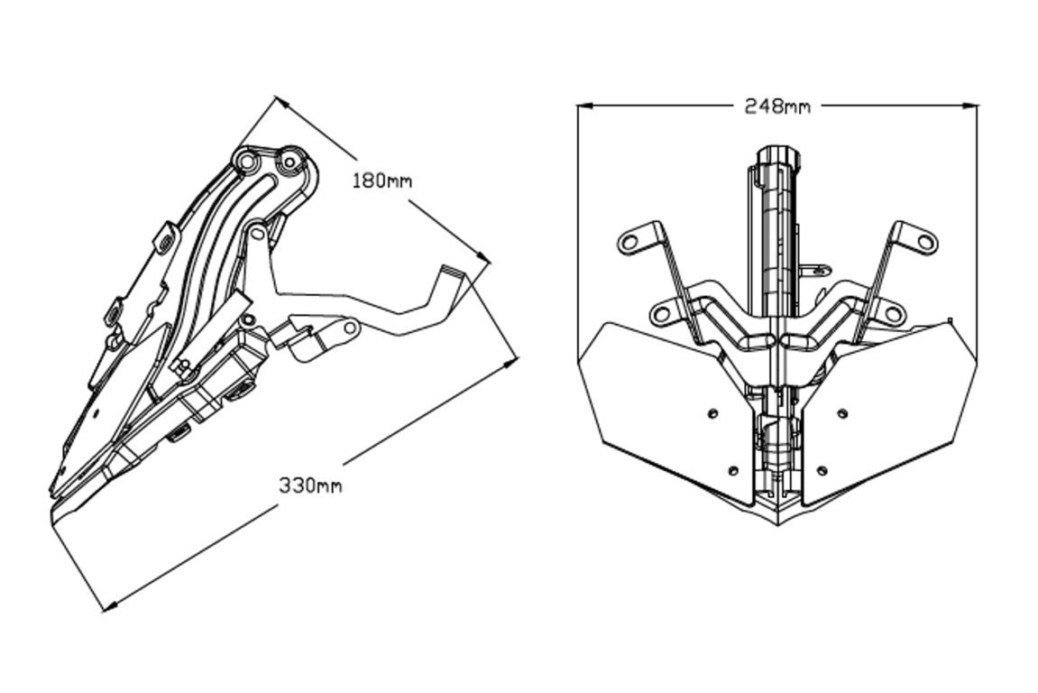 Mécanisme d'Élévation de Pare-Brise Puig pour MT-09 et SP (17-20)