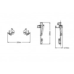 Mécanisme d'Élévation de Pare-Brise Puig pour Ténéré 700 (19-24)