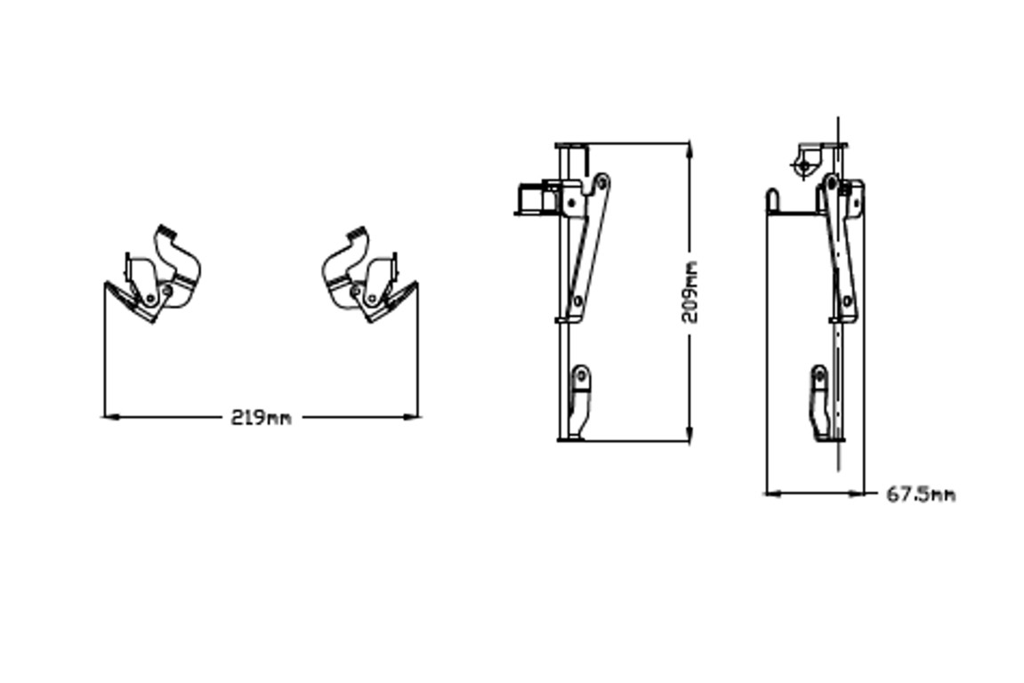 Mécanisme d'Élévation de Pare-Brise Puig pour Ténéré 700 (19-24)
