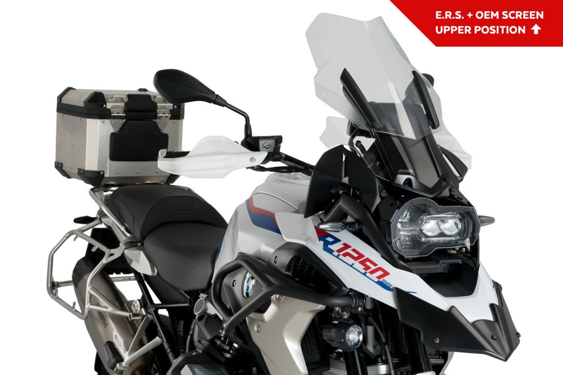 Système de Réglage Électronique de Pare-Brise Puig pour R 1250 GS et Adventure (18-23)