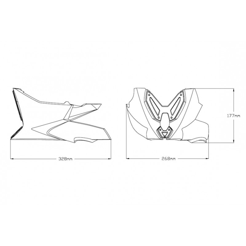 Sabot Moteur Puig pour Monster 937 (21-23)