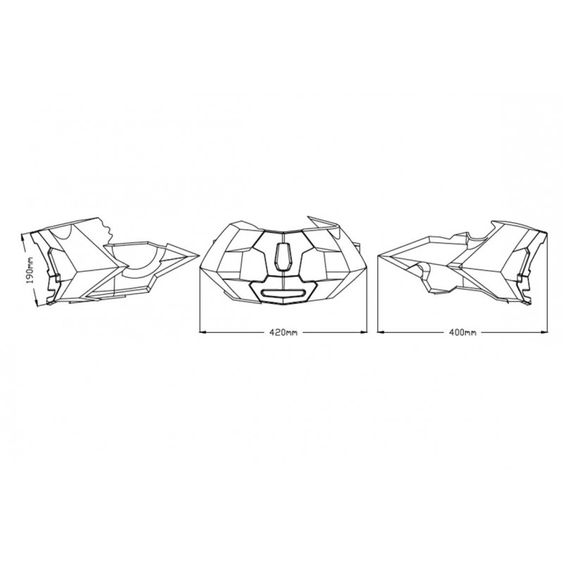 Sabot Moteur Puig pour 890 Duke (21-24) 890 Duke R (20-24)