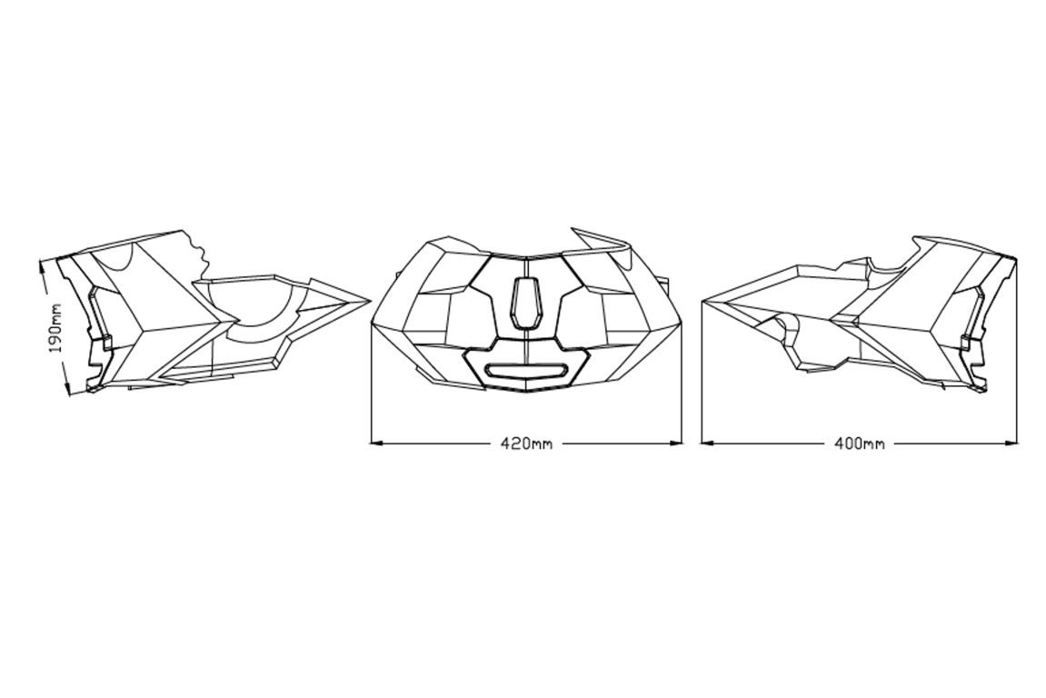 Sabot Moteur Puig pour 890 Duke (21-24) 890 Duke R (20-24)