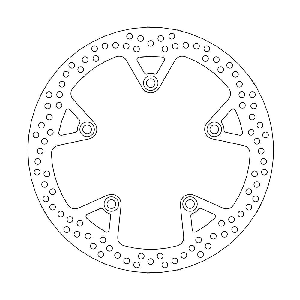 Disque de frein Arrière Moto-Master Halo pour BMW K1300GT (04-11) - 110485