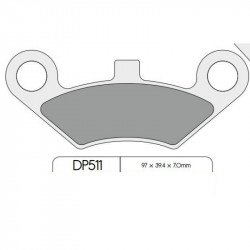 Plaquette de Frein Avant Quad et SSV DP Brakes DP598