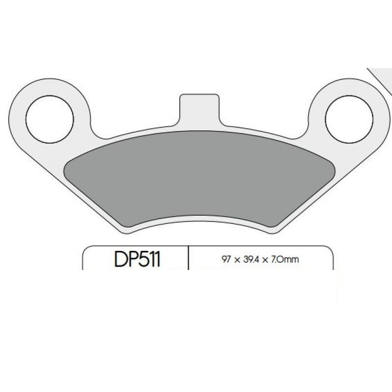 Plaquette de Frein Avant Quad et SSV DP Brakes DP598